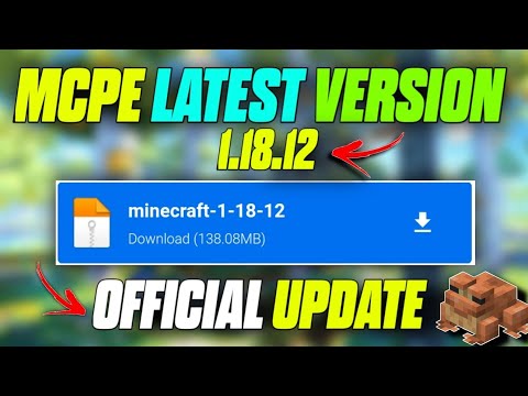 MCPE 1.18 Full version MediaFire Download link
