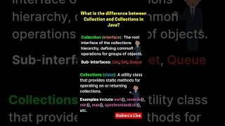 Difference between Collection and Collections in Java #shorts #interview