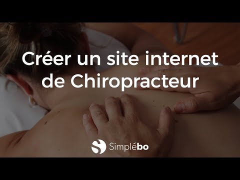 Créer un site internet de chiropracteur avec Simplébo