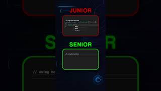 Junior vs. Senior in C# | using Declaration 🚀
