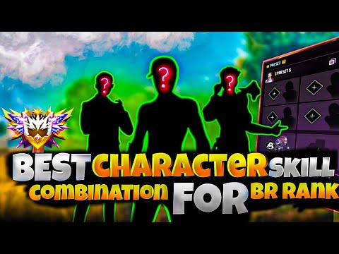 Best Character Skill Combination for BR Rank Solo Push 🔥 | Free Fire Solo Rank Push Tips 2025 