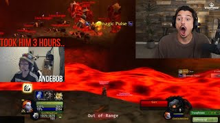 Xaryu Reacts to Hunter SOLOING Garr on Hardcore WoW