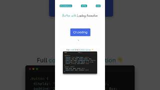 🛒 Add to Cart Button with Loading Animation using HTML & CSS #webdevelopment #coding #css #shorts