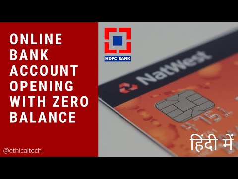 Online bank Account opening with zero balance || How to open online bank account