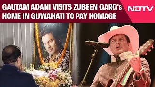 Gautam Adani Visits Zubeen Garg's Home In Guwahati To Pay Homage