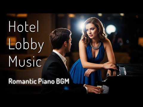 Hotel Lobby Music 🏩 Romantic Piano BGM 🎹 Soothing Video, Chill Vibes, Perfect for Study, Unwind