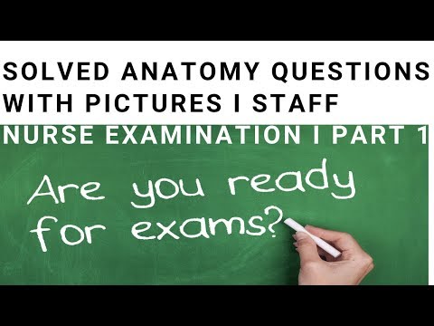 ESIC Staff Nurse Examination I Q & A I Anatomy I Part 1