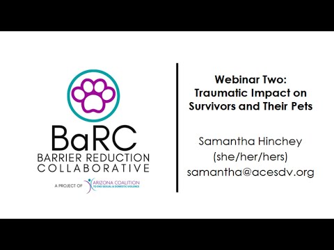BaRC: Traumatic Impact on Survivors and their Pets
