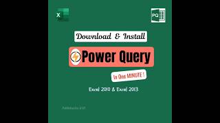 Download Power Query | Install Power Query | Excel 2010 | Excel 2013 #shorts #shortsfeed #shortfeed
