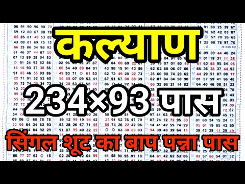 KALYAN MATKA 15/05/2026 | Kalyan trick ! Kalyan Today ! Kalyan satta Matka