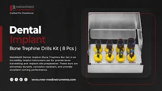 NewMed® Dental Implant Bone Trephine Drills Kit – Precision Meets Performance