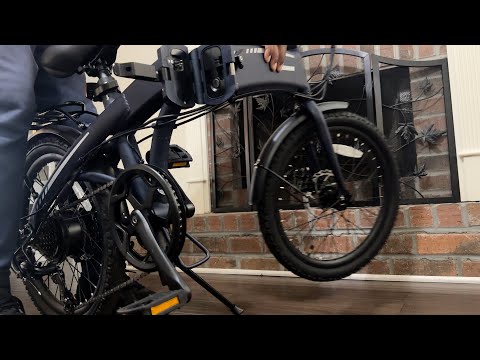 Folding Electric Bike ROCKSHARK 20 inch With Shimano 7 Speed