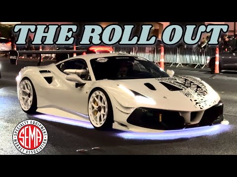 SEMA CRUISE 2024 | most epic cruise of custom cars, trucks and SUV and the Sema Roll out #sema