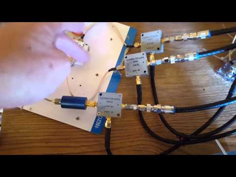 140 MHz wide band interferometer