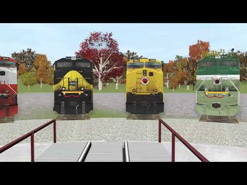 Trainz 2022: BNSF Fictional Heritage Unit Turntable