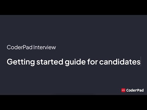 CoderPad Interview: Candidate's Guide