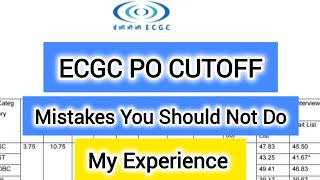 ECGC PO 👉 My Experience l #aptitudecorner #ecgcpo #ecgc #ecgcpo2023 #exam
