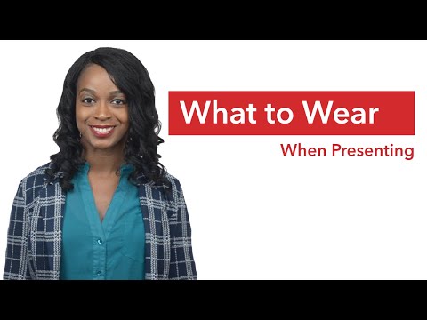 What to Wear When Presenting