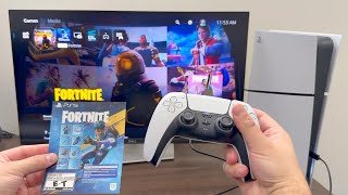 Setting Up My Fortnite PS5 Slim for The First Time