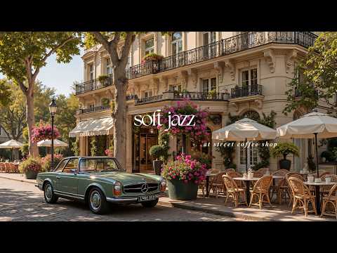 Refreshing Jazz Music To Stress Relief - Soft Jazz at Street Coffee Shop for Work