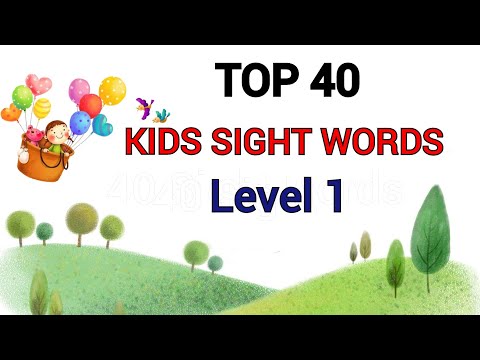 Meet the Sight words | Top 40 sight words | Sight words for kids |