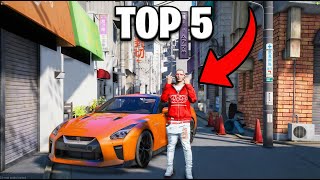 Top 5 BEST FREE Fivem GTA RP Servers 2025 (Gang RP / Hood RP Servers)
