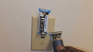 I always check the Light Switches In The Master Bathrooms at Air BnB's with Hershey's 😳