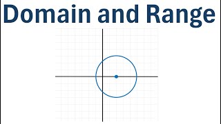Finding the Domain and Range of a Circle Graph
