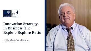 Innovation Strategy in Business: The Exploit-Explore Ratio | Oxford Saïd