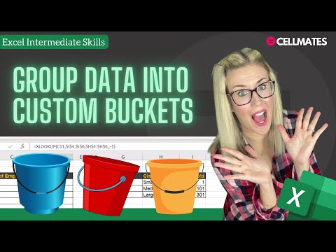 🪣GROUP Excel Data in to Custom Buckets with XLOOKUP ✨