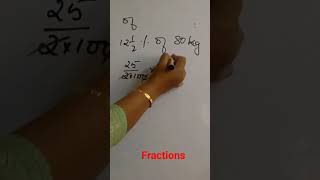 fractions #shortsvideo  #class7maths #icsesyllabus  #cbseboard  #schoolmathssolutions