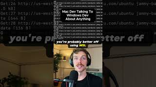 Mac Dev Talking To Windows Dev About Anything