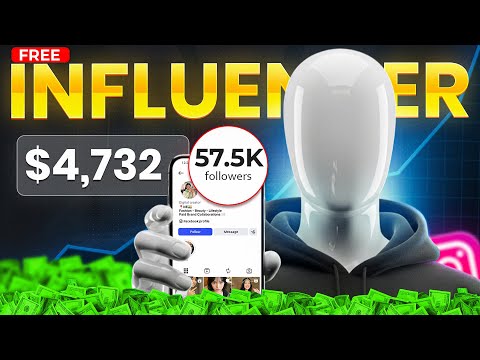 How AI Influencers Become REAL & Make Mon*y 🤖💸 