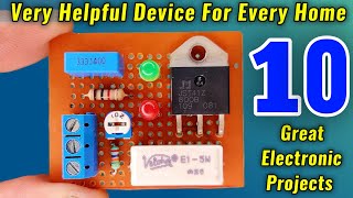 10 helpful Electronics Projects for Beginners