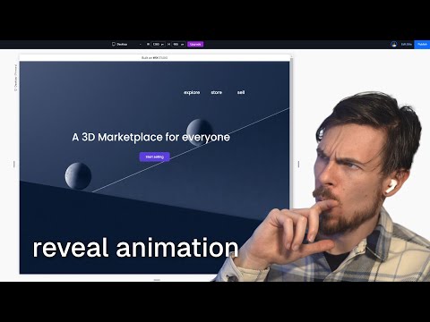 Landing Page Reveal Animation Tutorial (No Code)