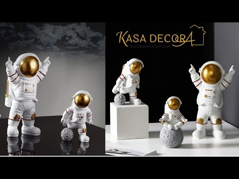 Estatueta de Astronauta em Resina - Cosmonauta /  #shorts