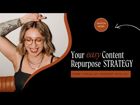 CONTENT CREATION MADE EASY | TURNING 1 PIECE OF CONTENT INTO 10+