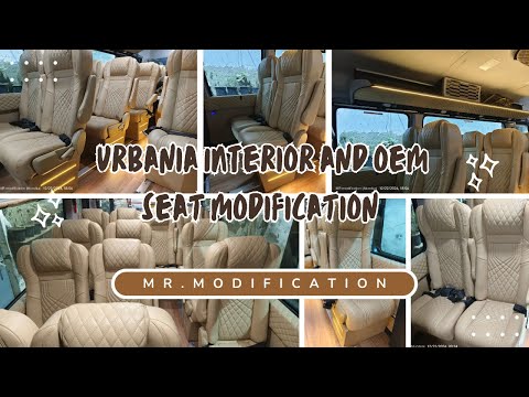 Urbania OEM Seat and Interior Modification |Force Urbania Modification with premium Quality