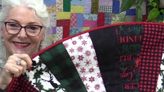 How to Bind a Round Quilt Inside and Outside Sides