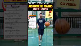COMPLETE ARITHMETIC MATHS IN 25 HOURS  #ssc #arithmetic #math