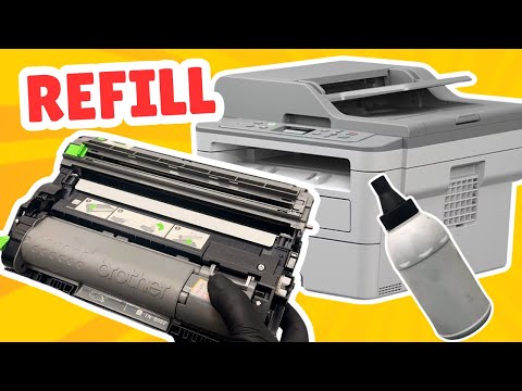 How to Refill Brother TN-B022 Toner & Save Money | Brother DCP B7535DW Easy Guide