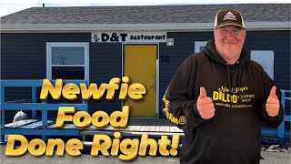 Best Fish & Chips in Twillingate! D&T Restaurant Review Newfoundland. 