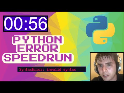 Trying to speedrun a python error 😂😂