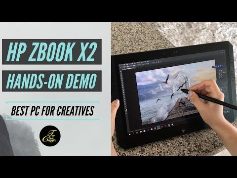 HP ZBook x2 hands-on Demo/Review - Best laptop-tablet hybrid PC for Creatives