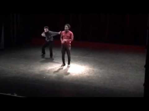 Physical verse performance  at Stratford circus