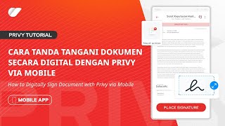 Tutorial Tanda Tangani Dokumen secara Digital dengan Privy via Mobile