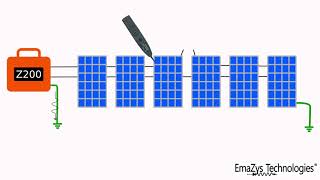 Easy solar PV troubleshooting - emazys Z200 one generator and amplifier probe