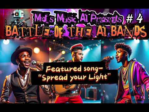 A.I. Battle of the Bands #4- “Spread your light” 1 Song, 3 Bands #sunoai  #aimusic #praise