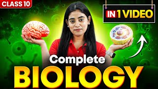 Complete Class 10th BIOLOGY in One Video🔥 | NCERT Covered | Board Exam 2026