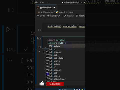 How to know Python Reserved Keywords | Understanding and Avoiding Reserved Keywords in #Python